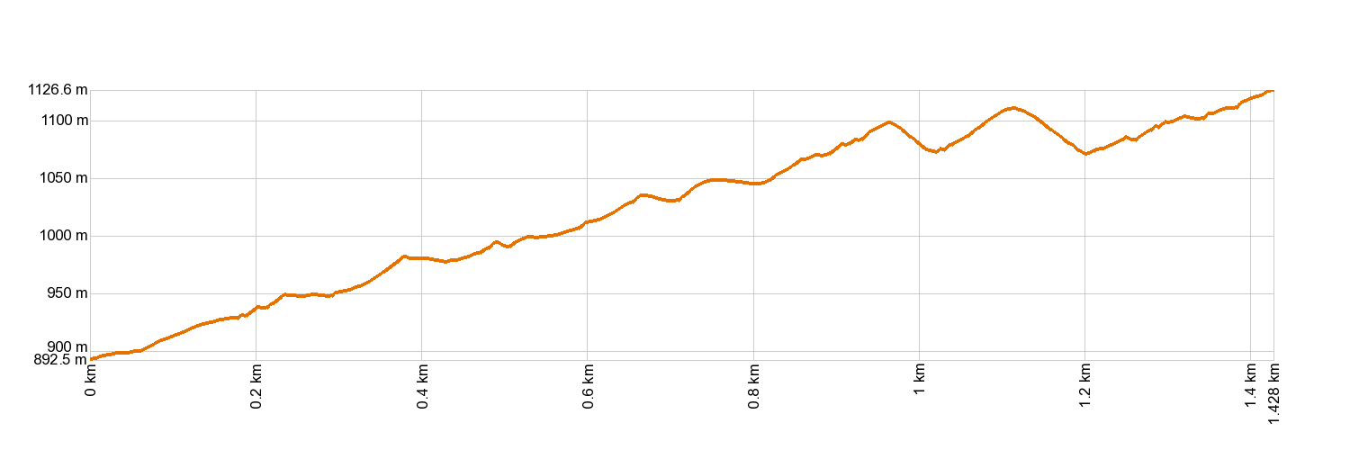 AltimetrĂa PR-TF 40.1 Camino Punta del Risco